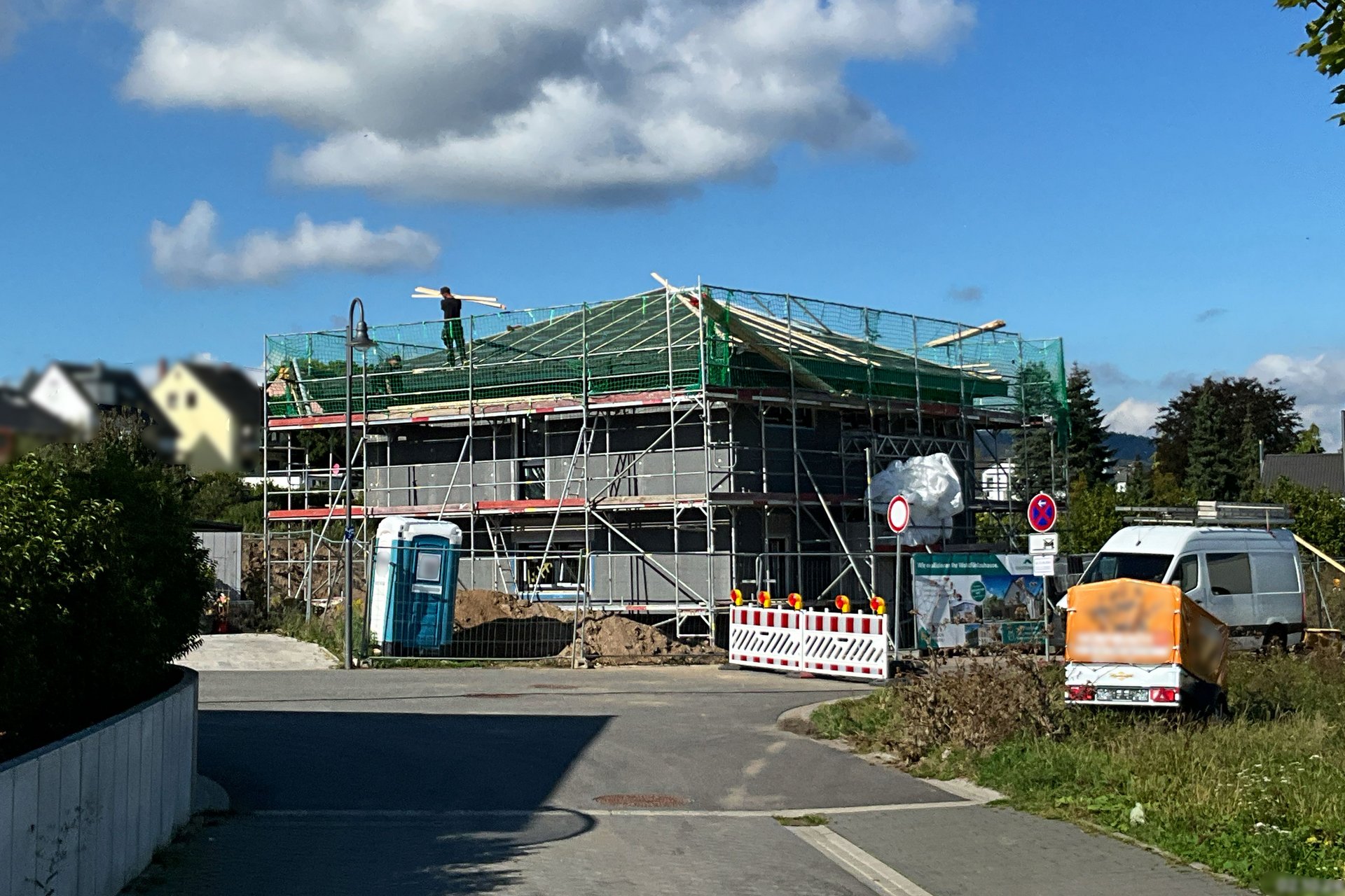 Rohbau Einfamilienhaus 