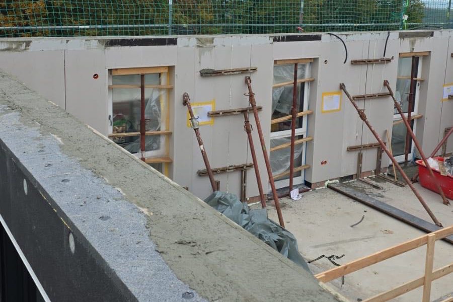 Hausmontage Obergeschoss