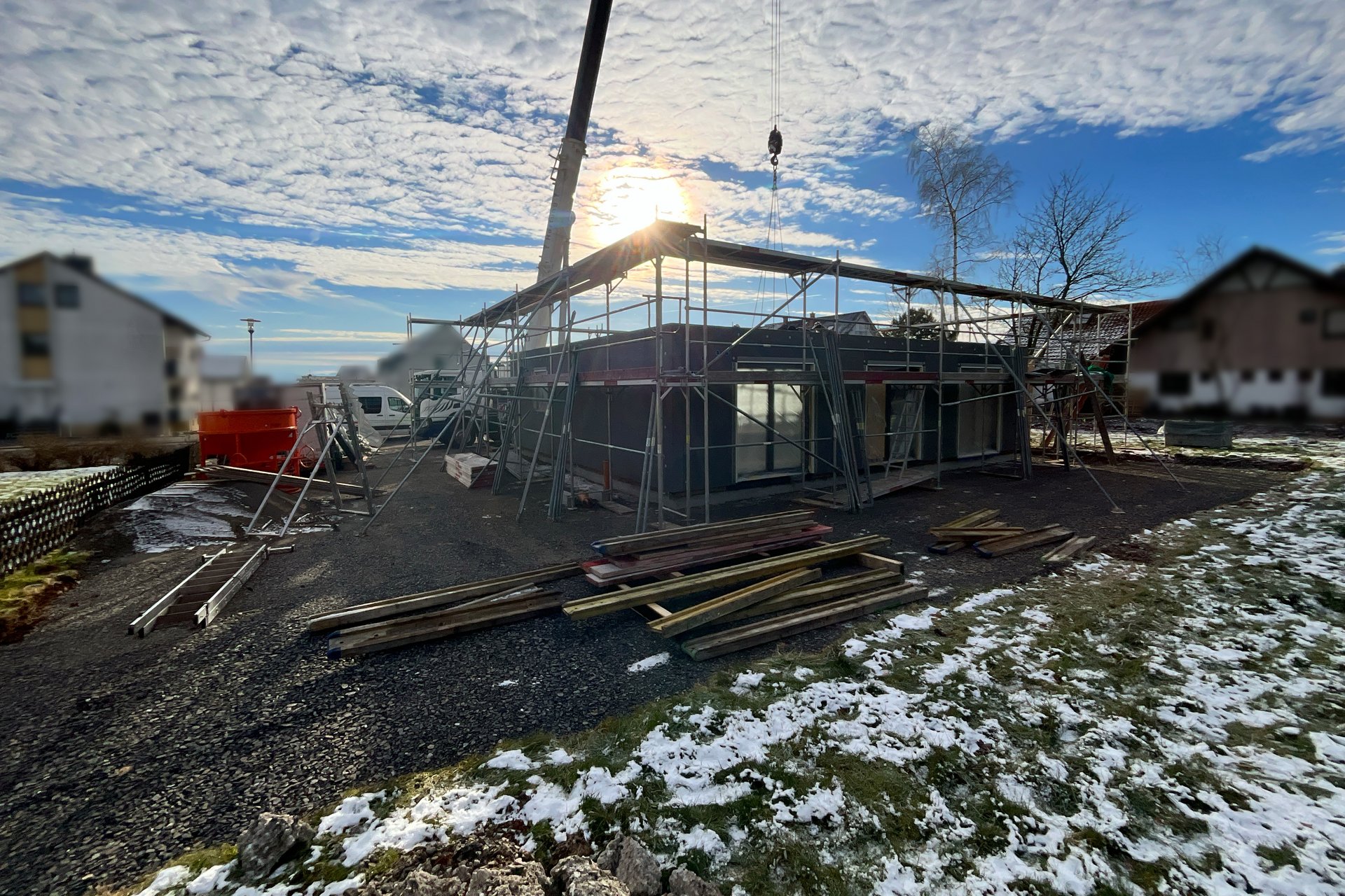 Hausmontage Erdgeschoss