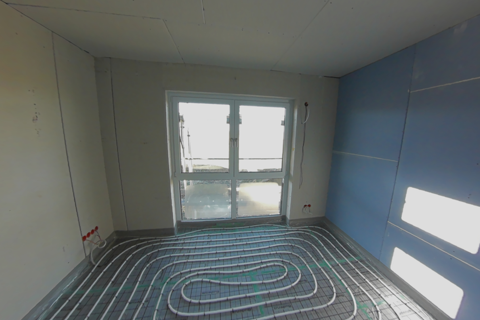 Innenaufnahme Fußbodenheizung