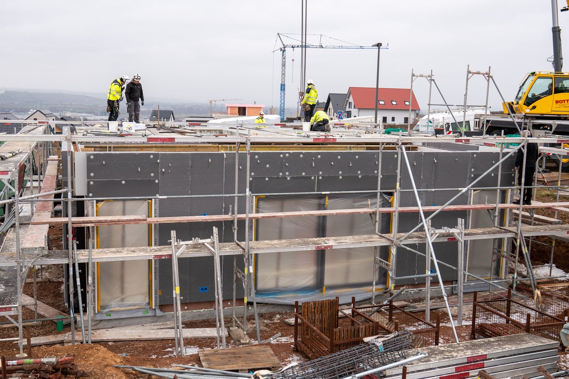 Hausmontage Erdgeschoss Stadtvilla