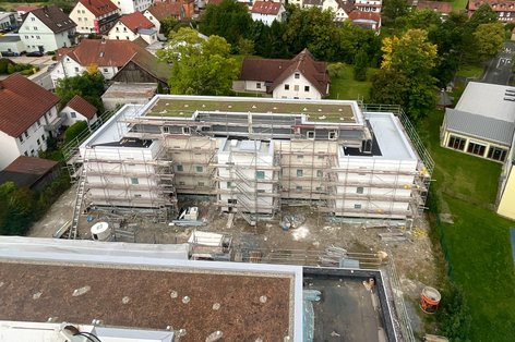 Vogelperspektive Großprojekt