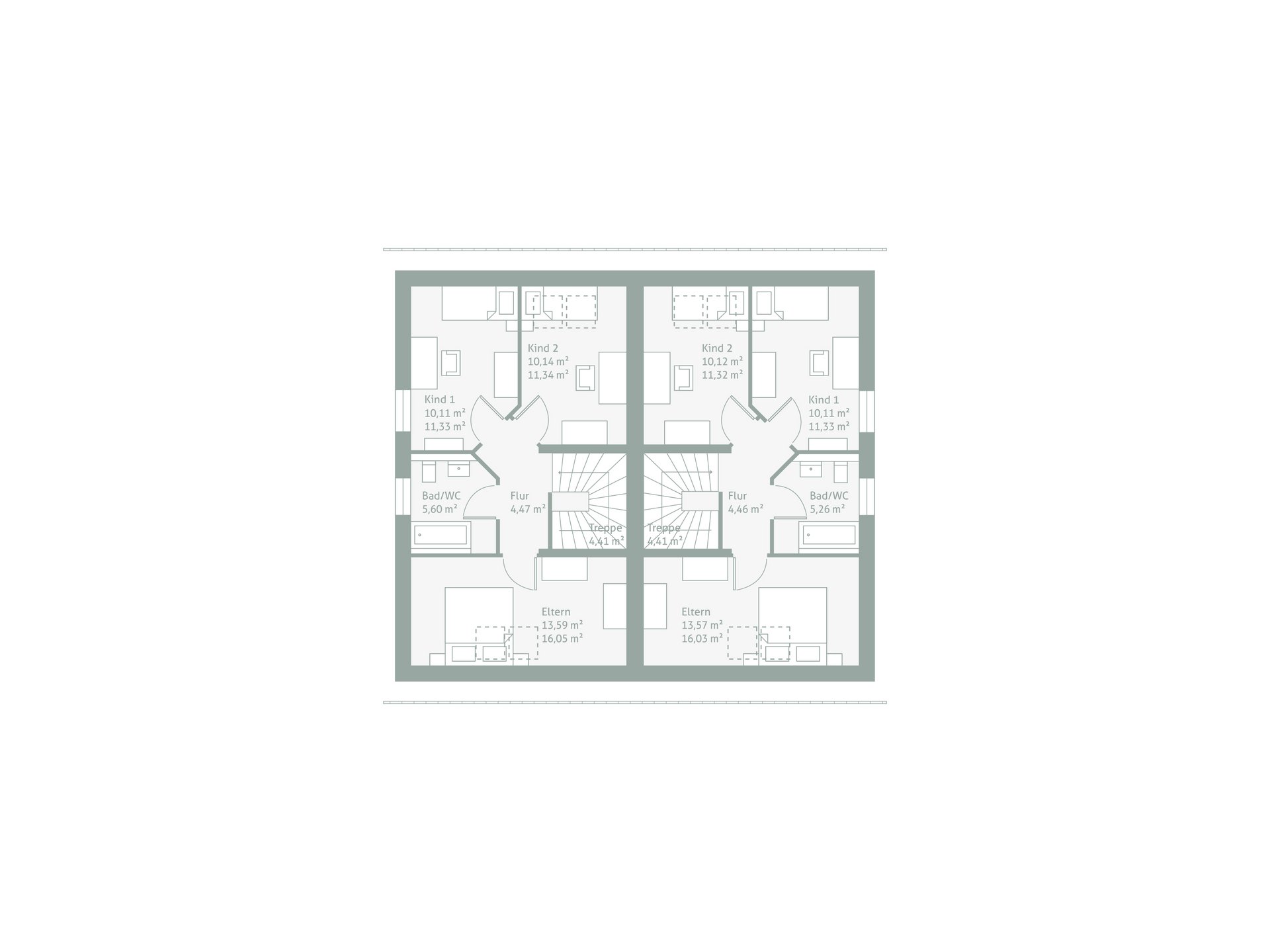Grundriss DeinMaxHaus 213 S Dachgeschoss
