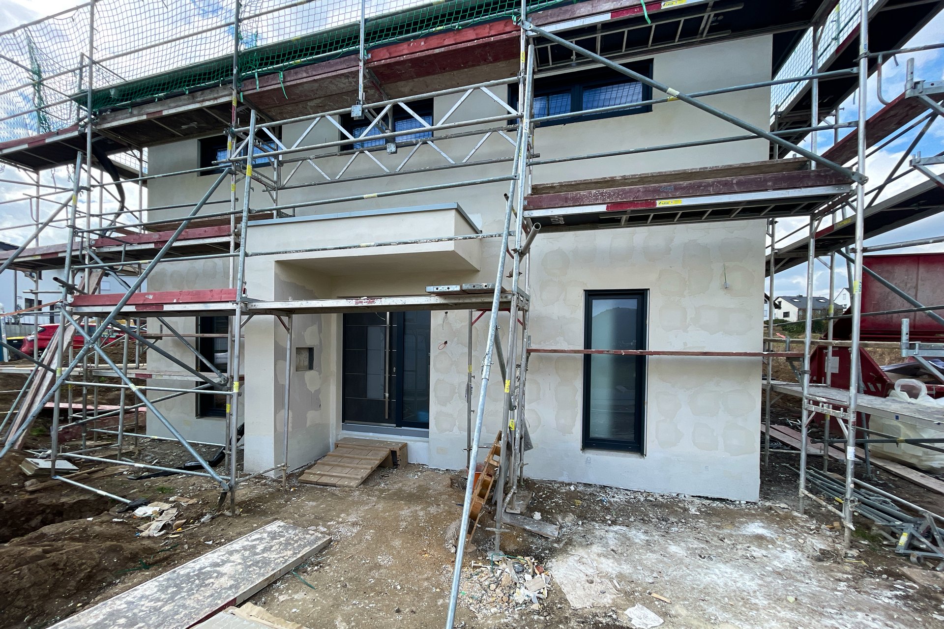 Einfamilienhaus Armierungsputz