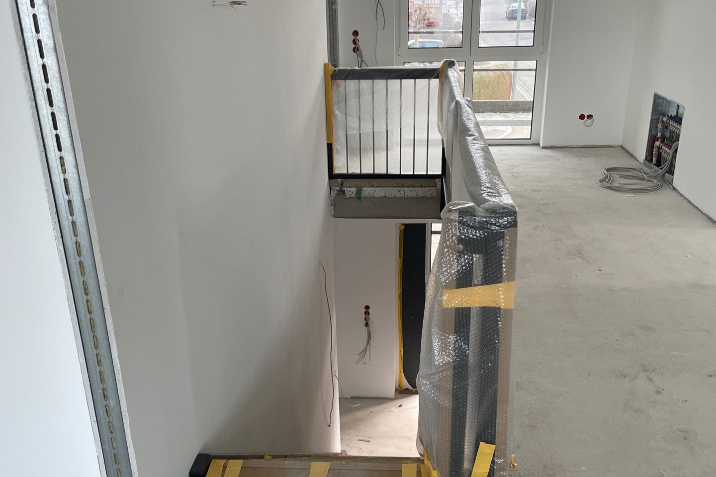 Innenaufnahme Rohbau