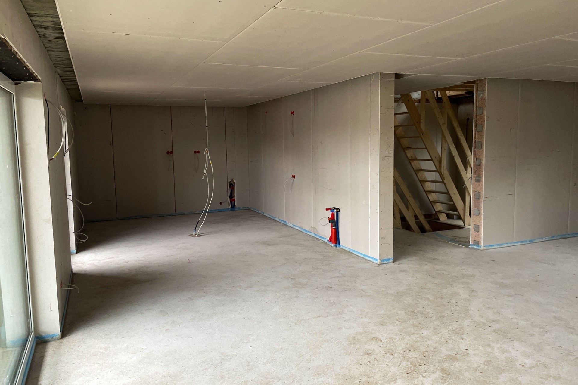 Innenaufnahme Rohbau