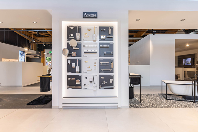 Auswahl Badaccessoires Bemusterung EINSTEINHAUS